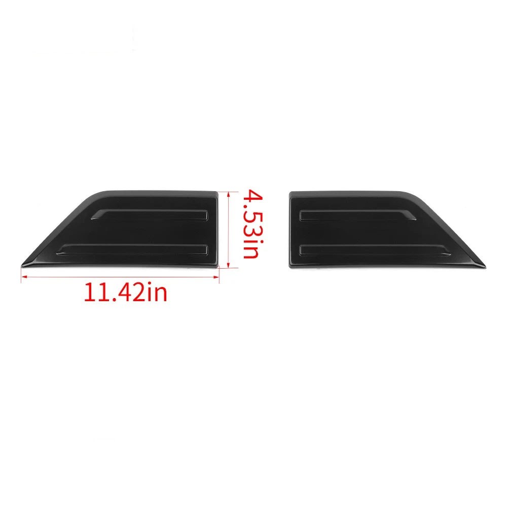 Pair Black Front Bumper Corner Cover Trim Bezel Molded For Ford F150 2021-2023
