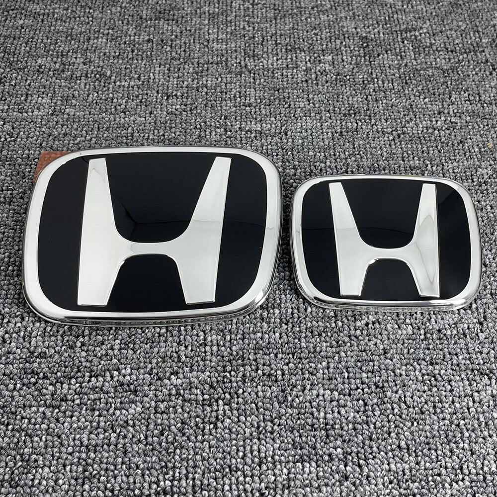 Front Grille Trunk Emblem For Honda 2015-2022 Pilot Sport Utility 4-Door H Badge