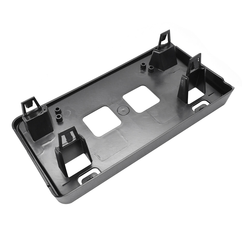 Fit 2021 2022 2023 F150 3.3/5.0L Black Front Bumper License Plate Frame Bracket