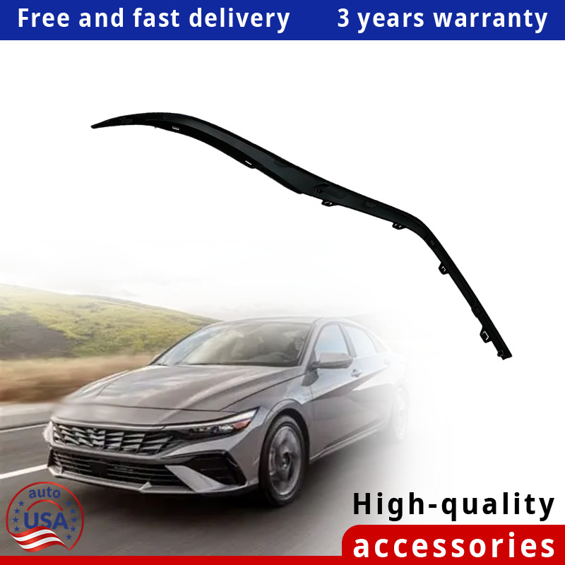 For 24-25 Hyundai Elantra Front Right Side Bumper Face Bar Trim Molding Step Pad