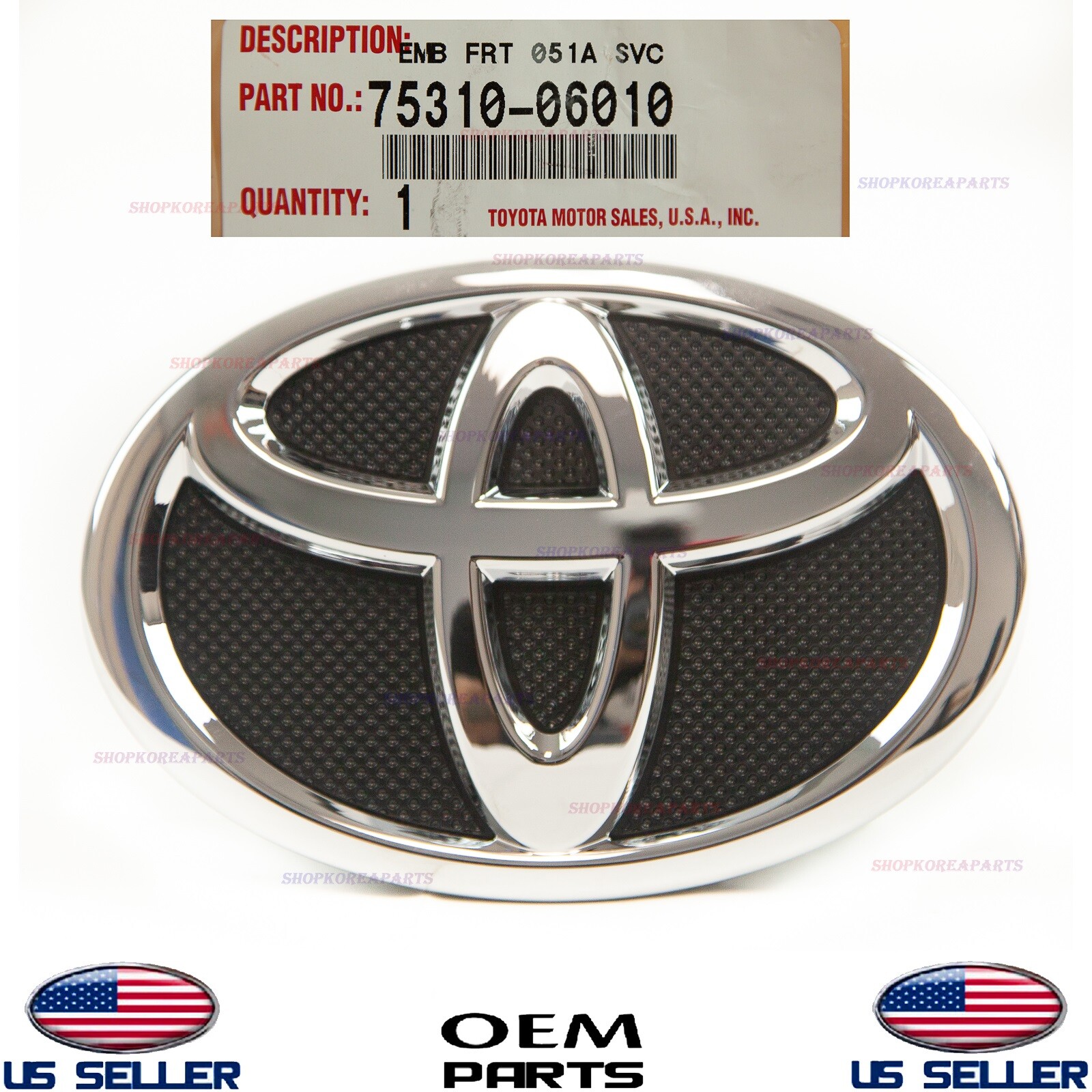 Genuine Front Grille Emblem Logo OEM Avalon XLE LIMITED 13-15 Camry LE XLE 12-17