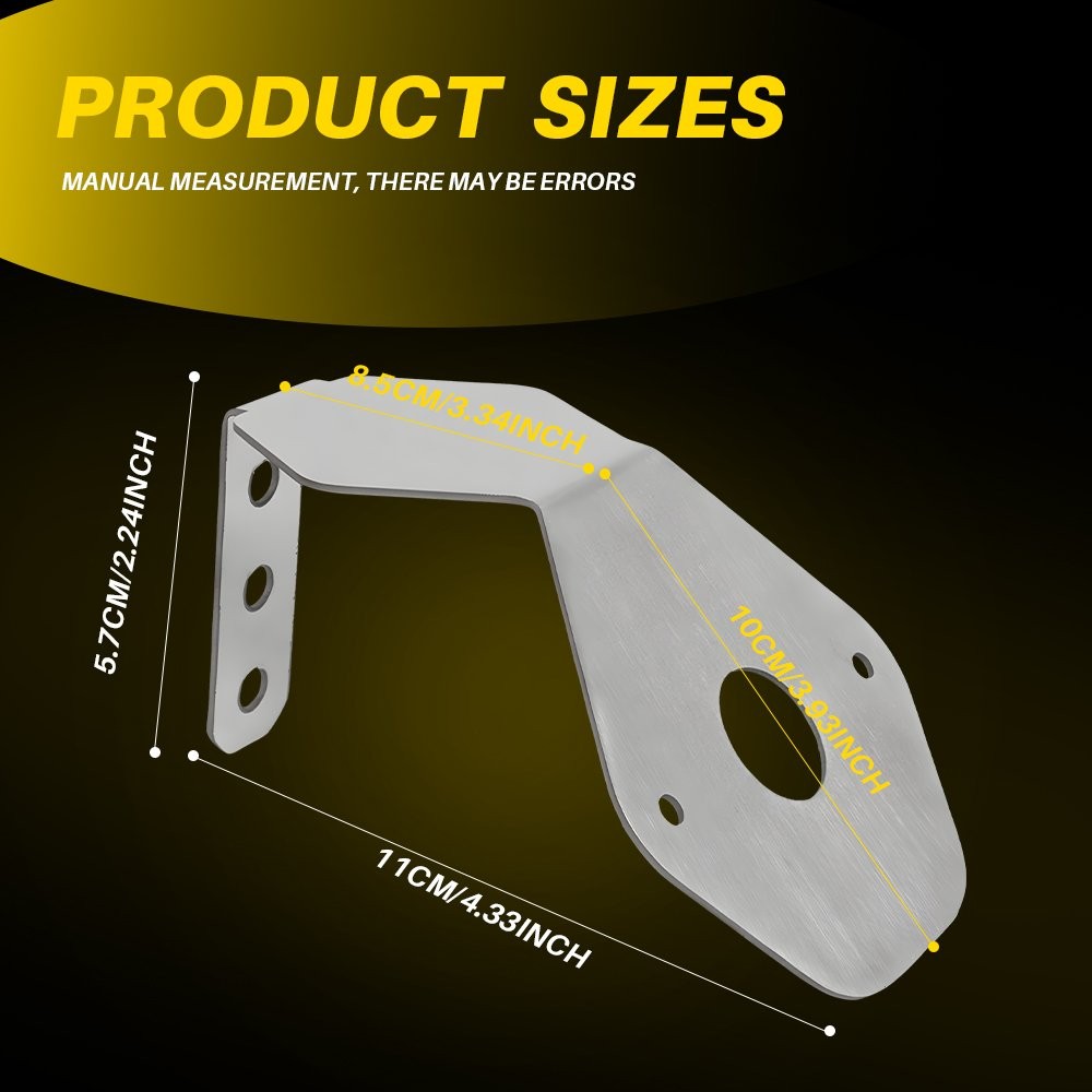 Watermelon Angled Bracket For Kenworth K270 Mirror Turn Signal Mount 2-20X