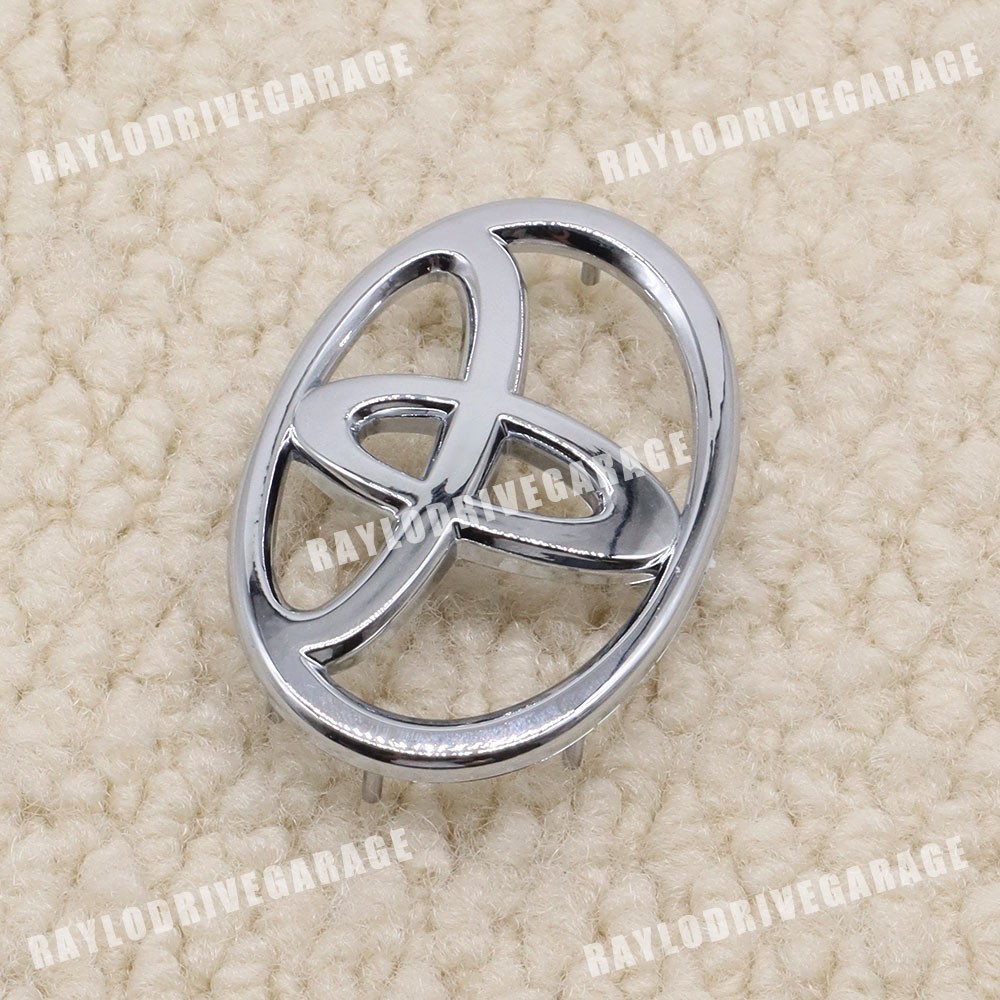 Silver Steering Wheel Emblem Ornament For Camry Tacoma Highlander 4Runner Tundra