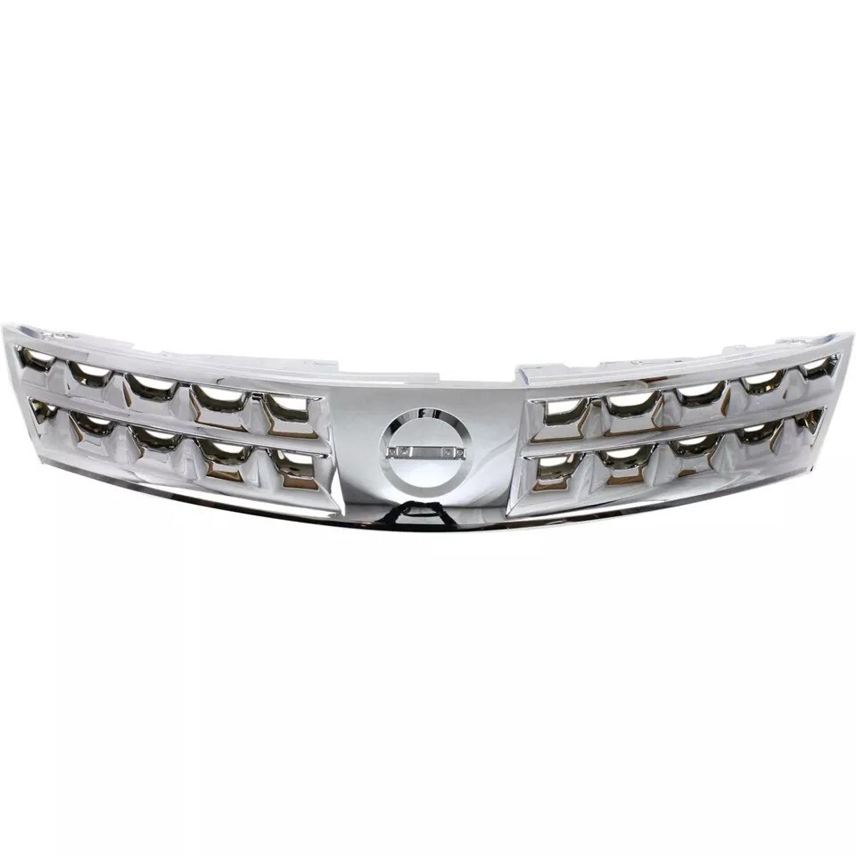 New Front Grille Chrome Shell and Insert Fits 2006-2007 Nissan Murano NI1200223