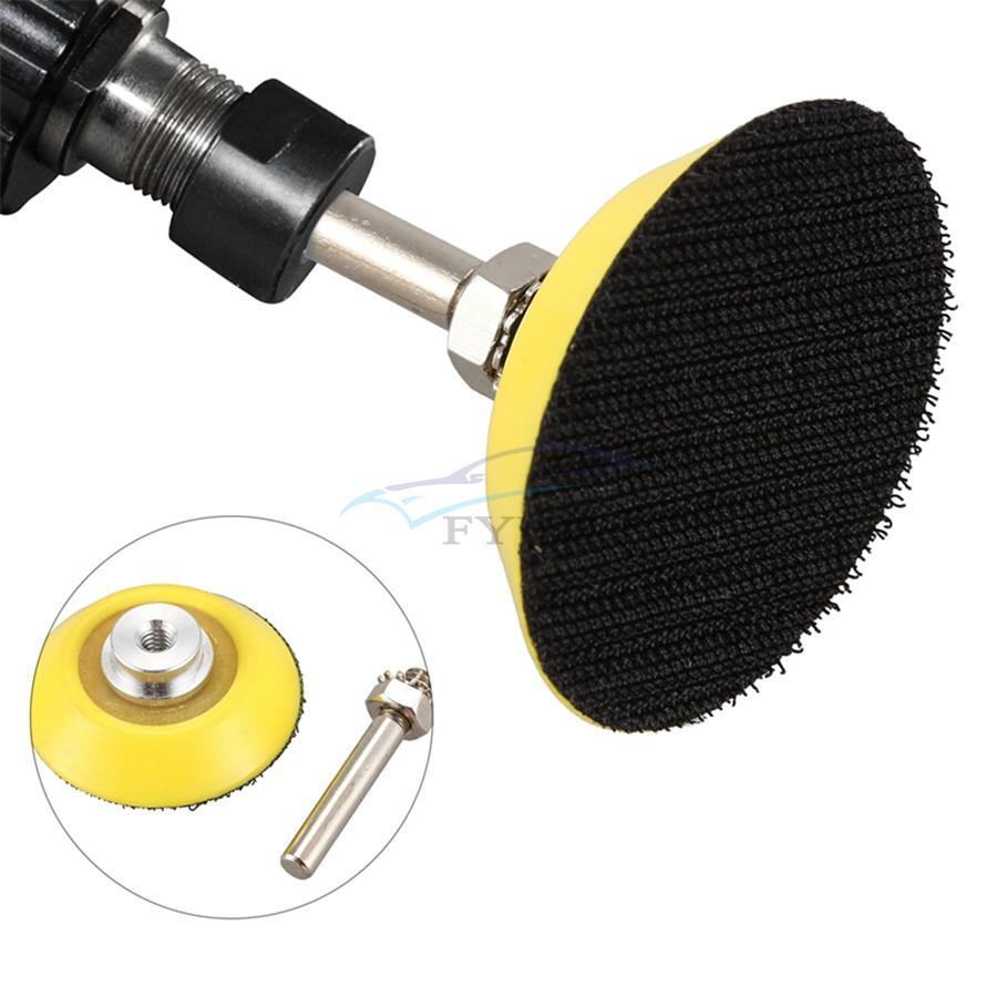 100pcs 2″ Sanding Disc Pad+1x 1/4″ Shank Backing Pad +1x Soft Foam Buffering Pad