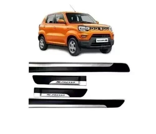 Fit For Maruti Suzuki S-Presso Side Beading Protective Side Mouldings (Set of 4)