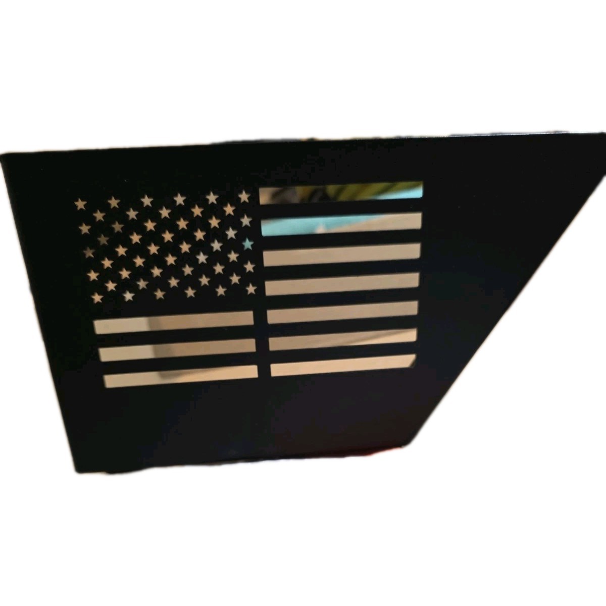2PCS Front Door Net Pocket America Flag For Jeep Wrangler JL JLU 2/4 2007-2018