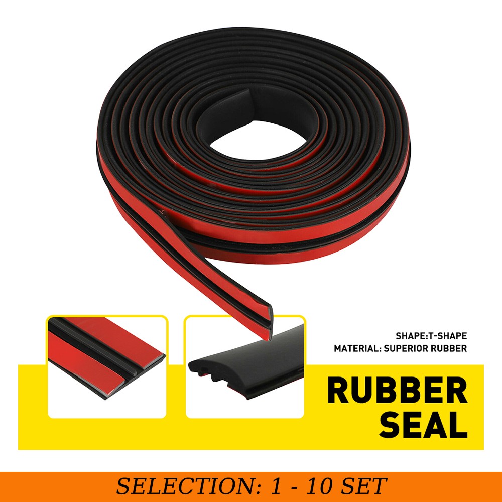 3M-T Universal Car Front Windshield Rubber Seal Strip Sealed Moulding Trim 1-10X