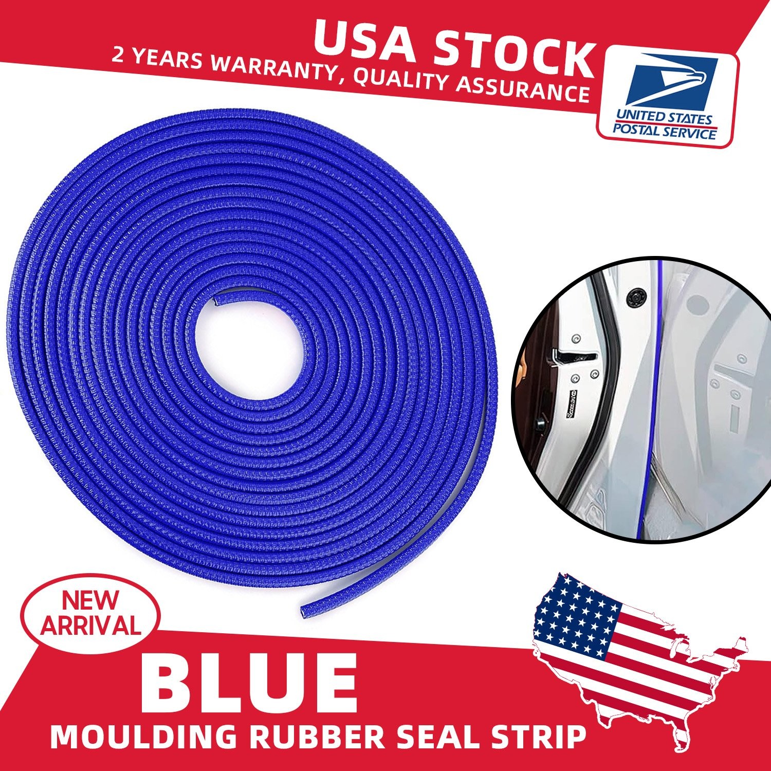 6M/20FT Rubber Seal Strip U Shape Car Edge Guard Door Trim Molding Protector