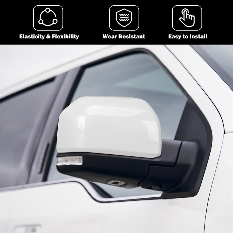 For 2021 2022 2023 Toyota Tundra Chrome Door Side Mirror Covers Trim Cap LH + RH