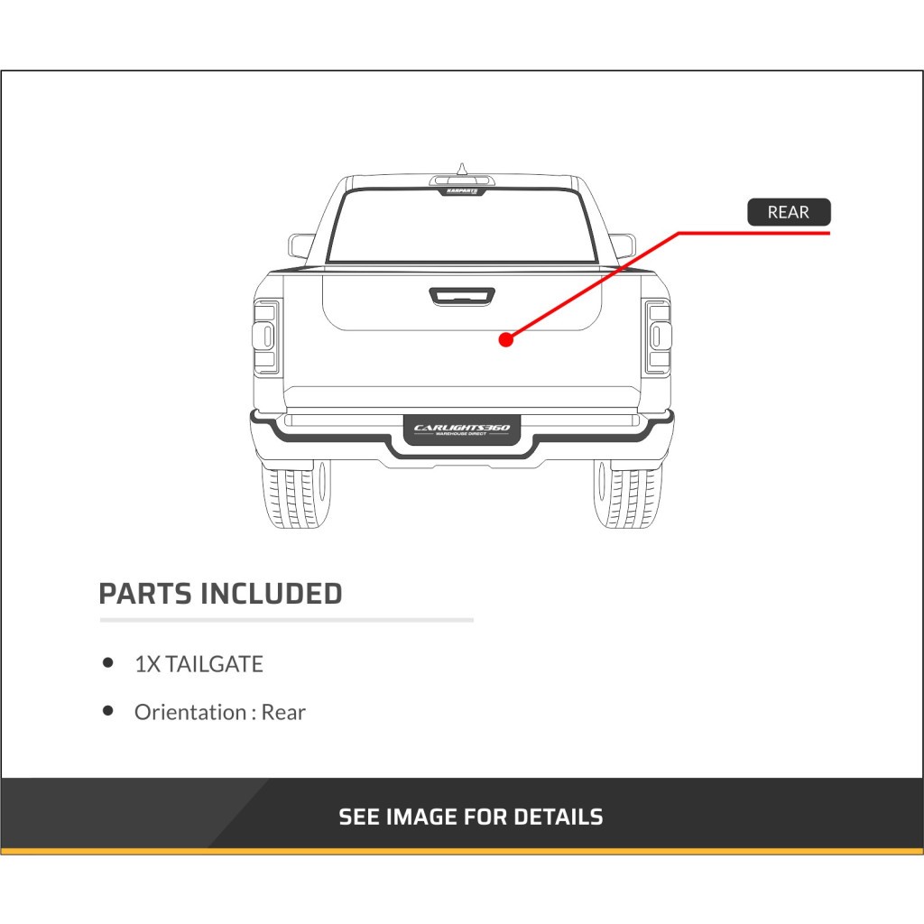 For Chevy Silverado 1500/2500 HD Tailgate 2001-2006 | Fleetside Primed GM1900124