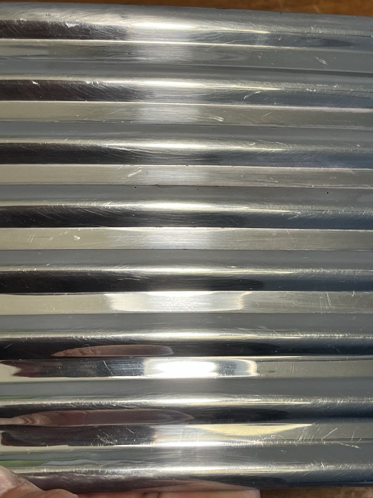Original 1941 Chevy Special Deluxe Fender Side Trim Washboard Molding Vintage 2