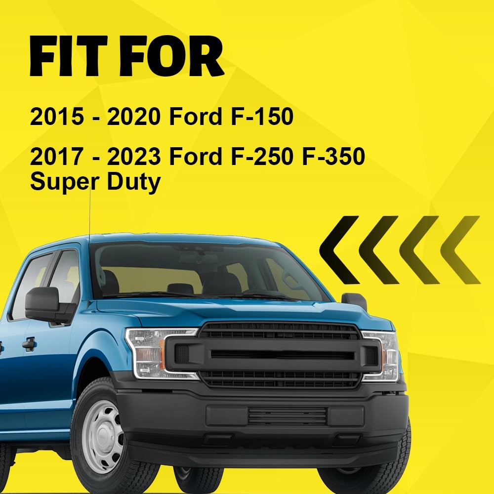 2Pcs For Ford F150 F250 F350 Left and Right Front Bed Side Stone Guard Deflector