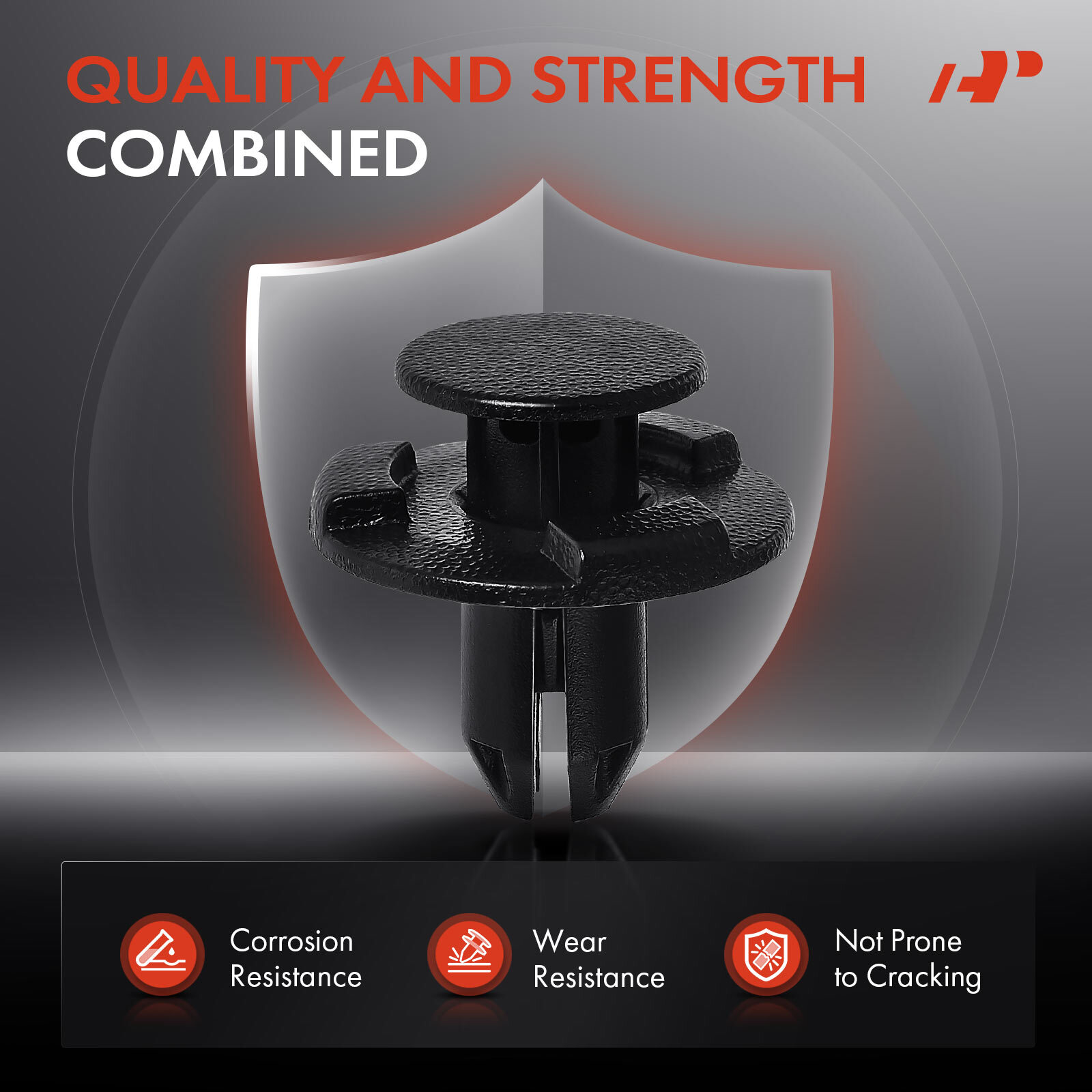 A-Premium 30Pcs 8mm Bumper Fender Push-Type Retainer Fastener Clip for Nissan