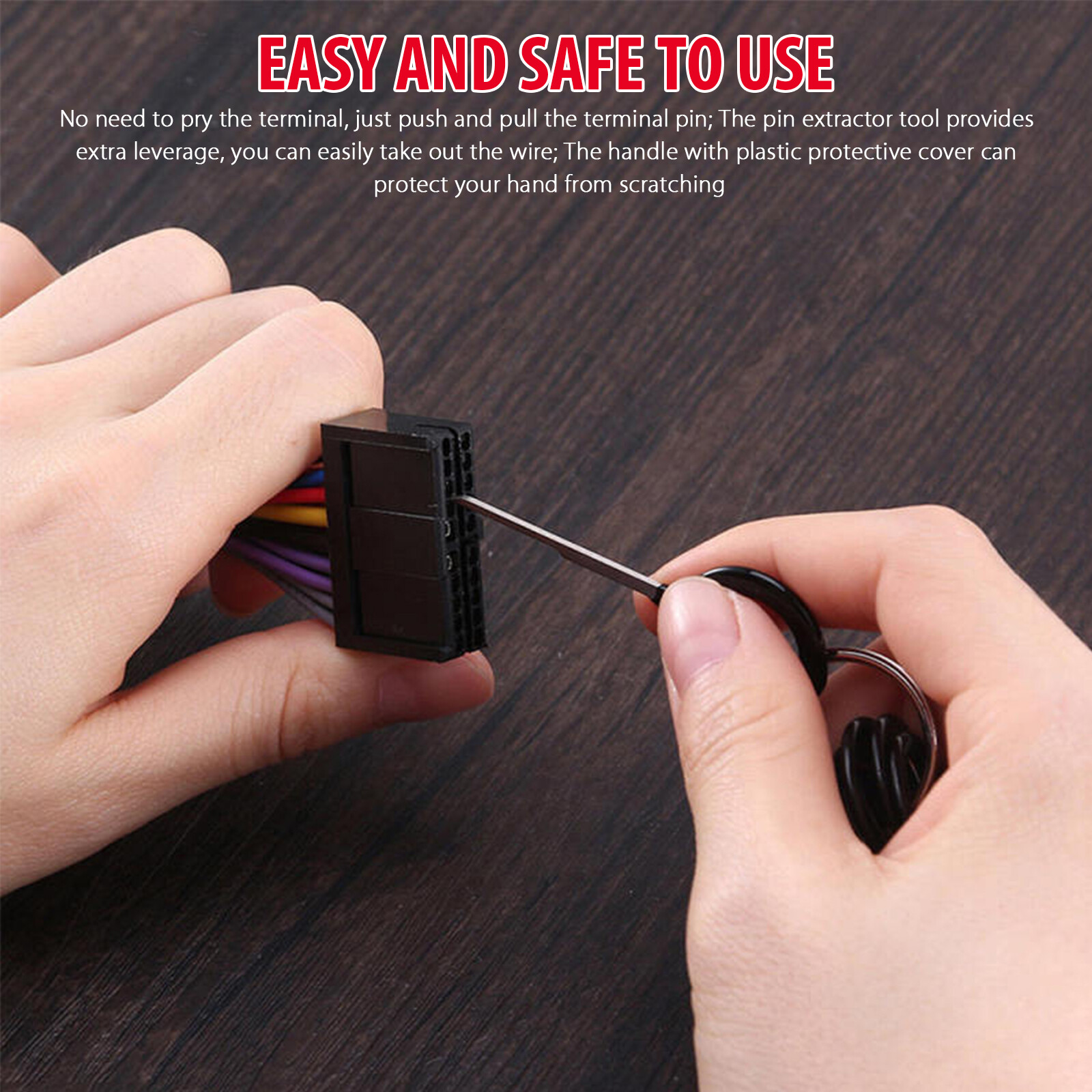120Pcs Wire Terminal Removal Tool Car Electrical Wiring Crimp Connector Pin Kit