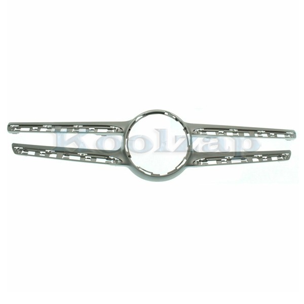 For 17-18 E300/E400 Sedan/Wagon Front Grille Trim Molding Garnish Panel Silver