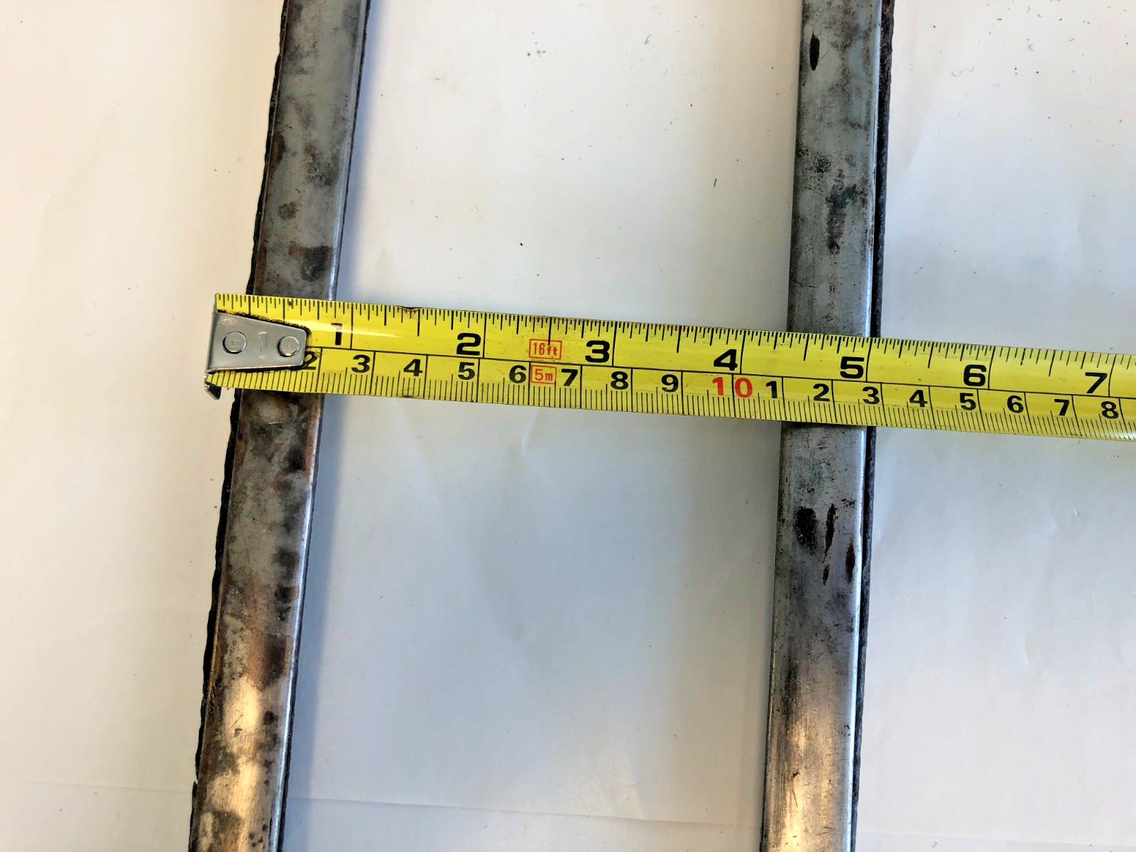 VINTAGE CUSTOM CONVERTIBLE TOP REAR WINDOW FRAME 25″ LONG X 5″ WIDE