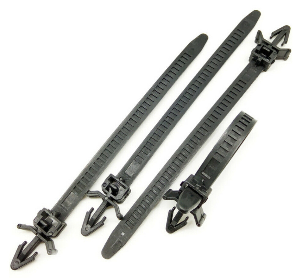 50 Pcs Car Nylon Fixed Wrap Strap Line Cable Wire Zip Tie Harness Fastener Clips
