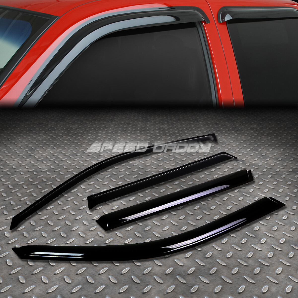 SMOKE TINT WINDOW VISOR SHADE/SUN WIND/RAIN DEFLECTOR FOR 01-10 BMW X5 E53/E70