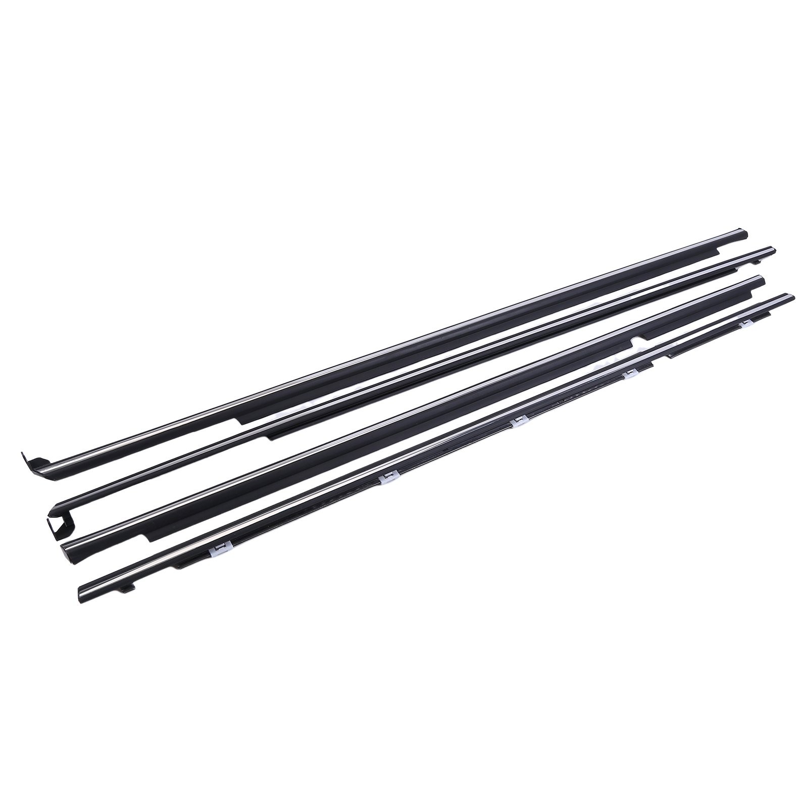 4Pcs For 1995-2002 Toyota Corolla Weatherstrip Window Moulding Trim Seal Belts
