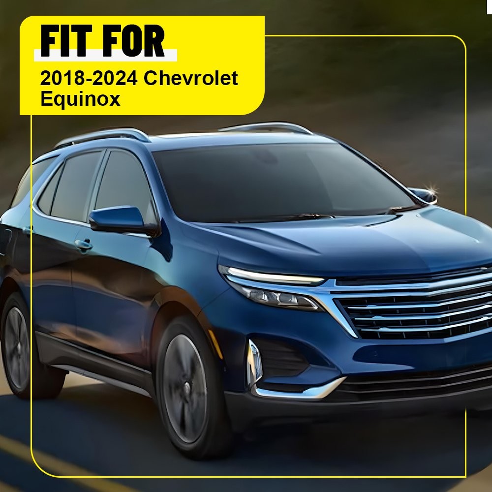 6Pcs Silvery Pillar Post Window Door Trim Cover Fit Chevy Equinox 2018-2023 EPO