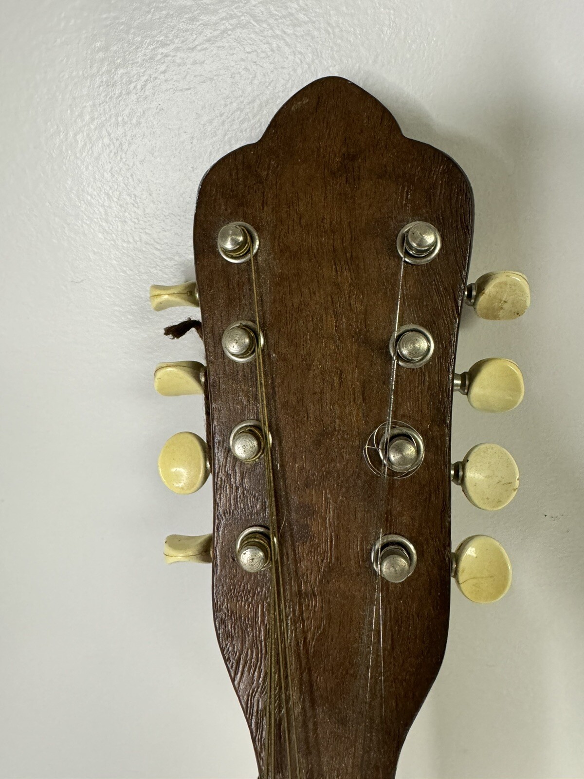 Antique Round Body Mandolin 8 String Restoration Project Instrument Handmade