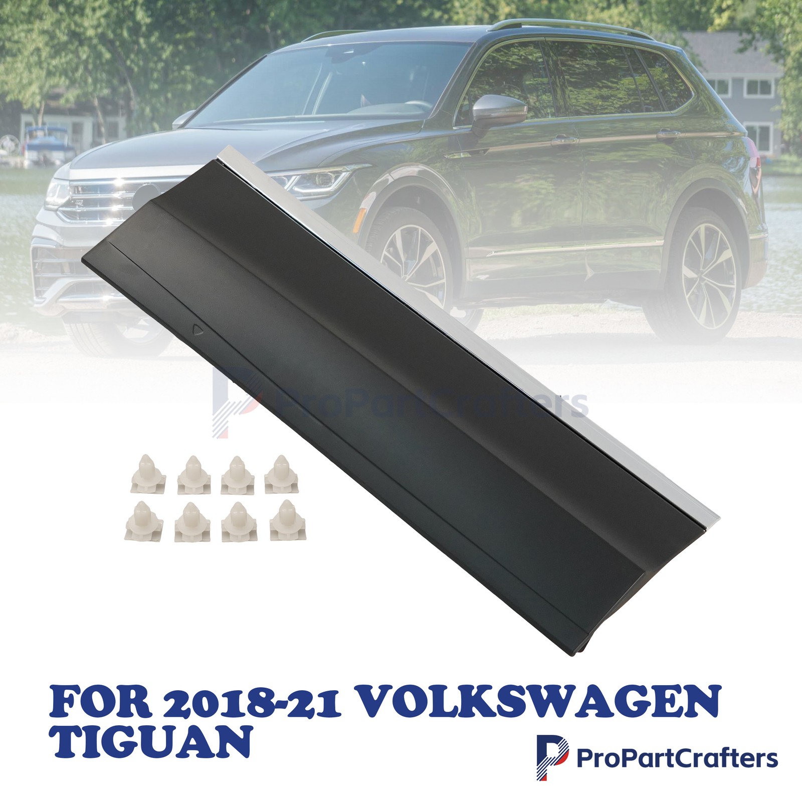 NEW For 2018-2021 Volkswagen Tiguan Right Rear Door Trim Molding 5NL854950JRYP