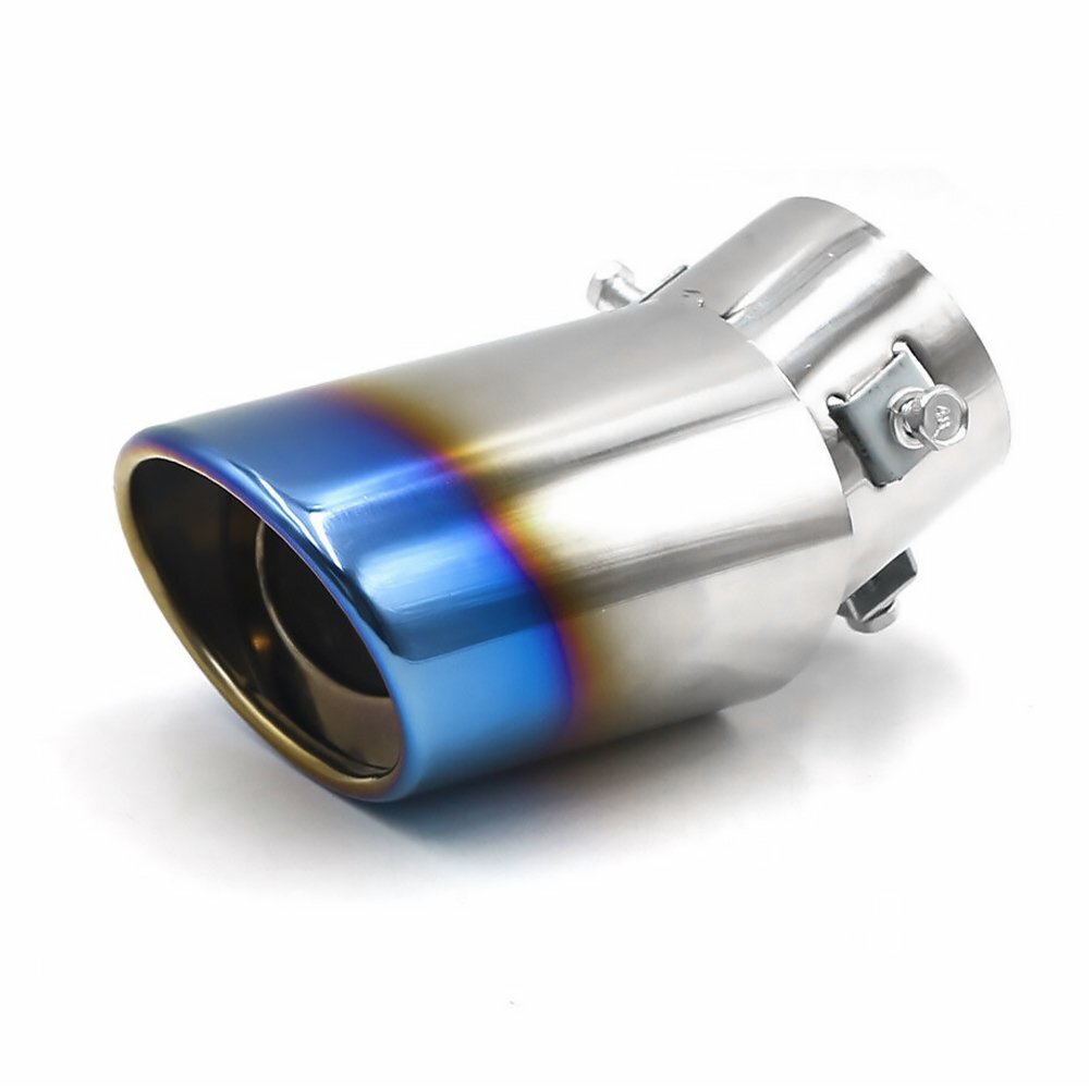 Car Exhaust Pipe Tip Tail Muffler Stainless Steel Replacement Auto Accessories E
