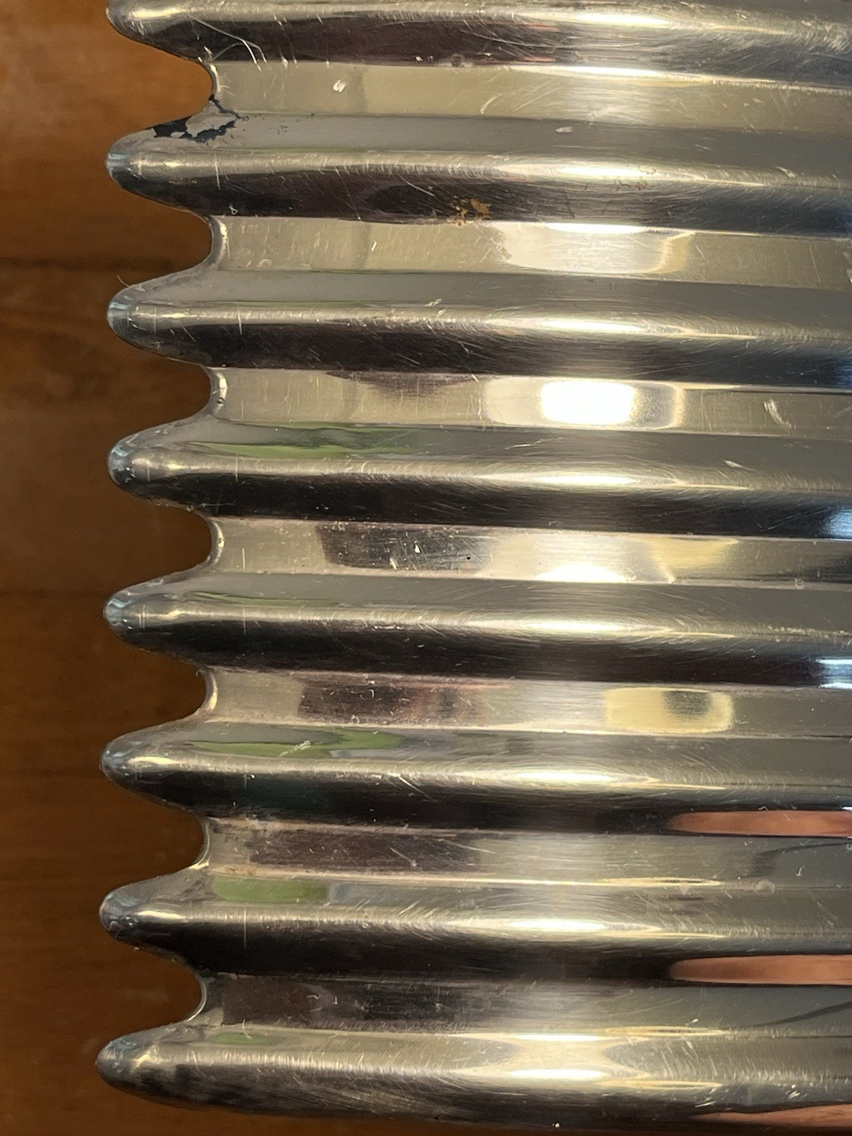 Original 1941 Chevy Special Deluxe Fender Side Trim Washboard Molding Vintage 2