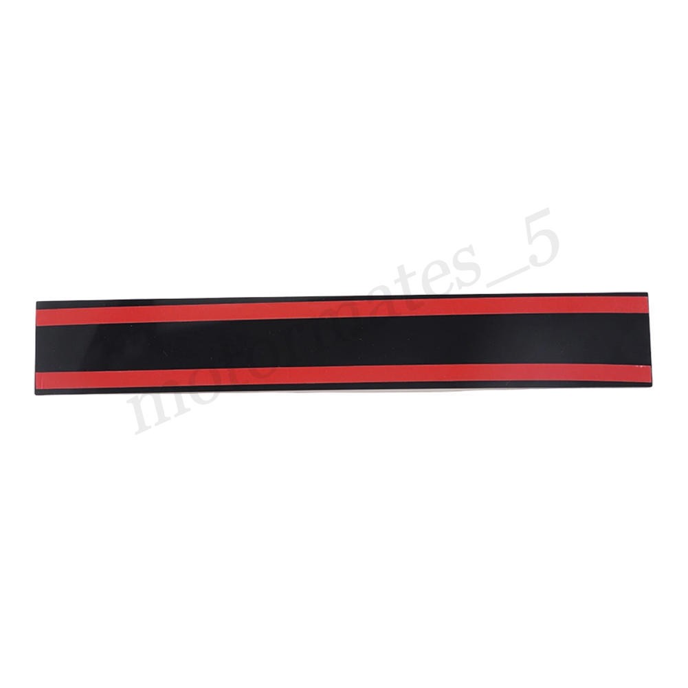 Rear Sliding Window Trim w/ Tape For 10-18 Dodge Ram 1500/2500/3500 Gloss Black