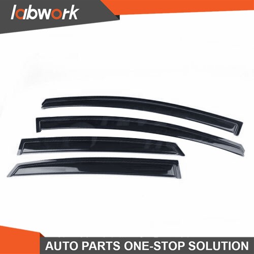 Labwork Window Vent Visor For Nissan Sentra Sedan 2013-2019 Sun Rain Deflector