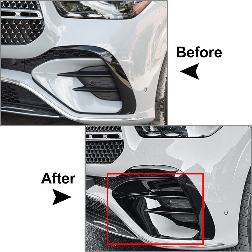 For Mercedes Benz GLE Class W167 C167 AMG 2024+ Fog Light Grille Air Vent Cover