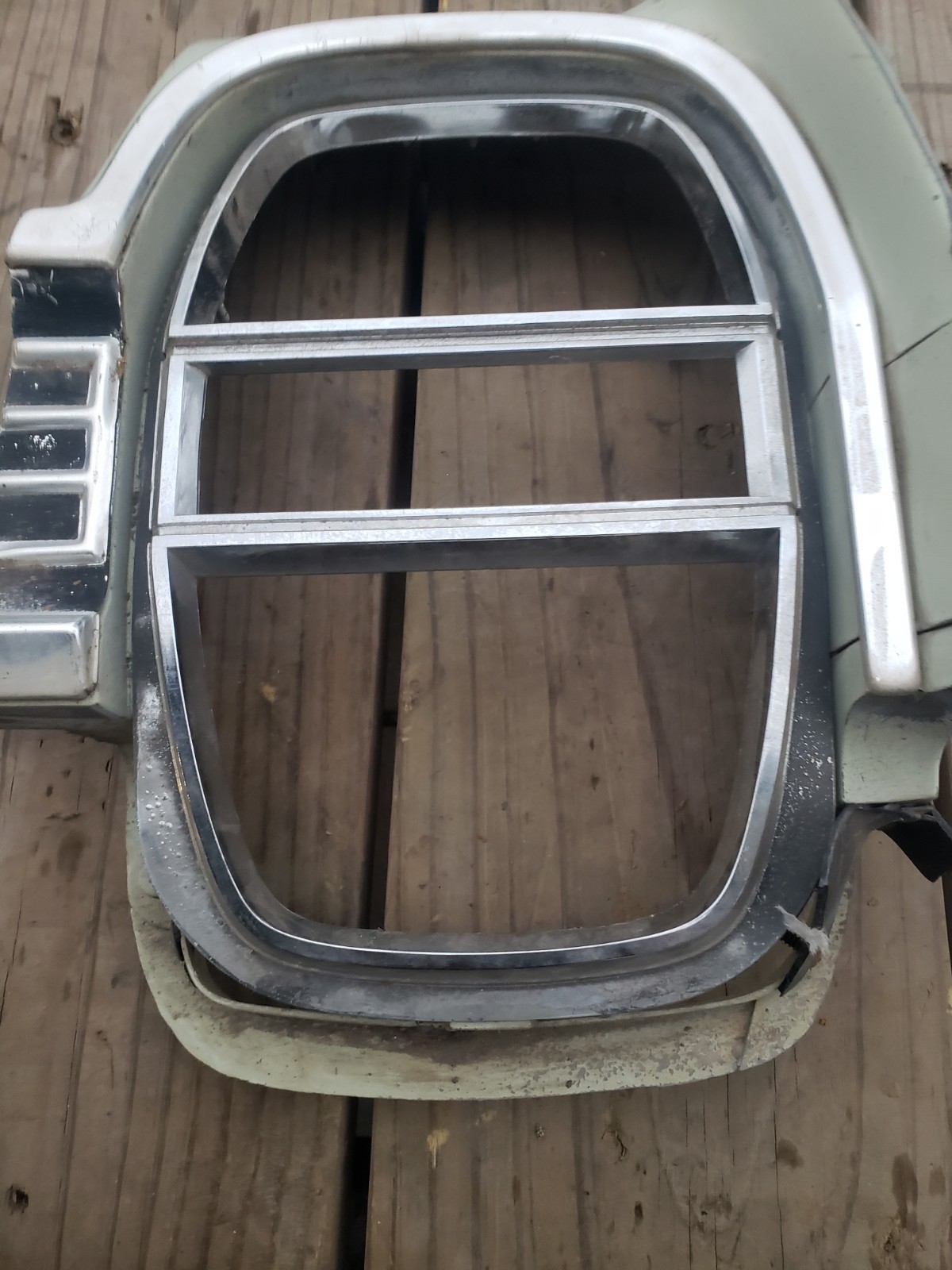 1968 Ford Galaxie 500 Rt Rear Quarter Panel Extention And Tailight Bezel OEM…