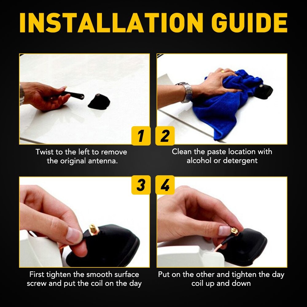 Carbon Fiber Car Roof FM AM Radio Functional Shark Fin Antenna Aerial Cover