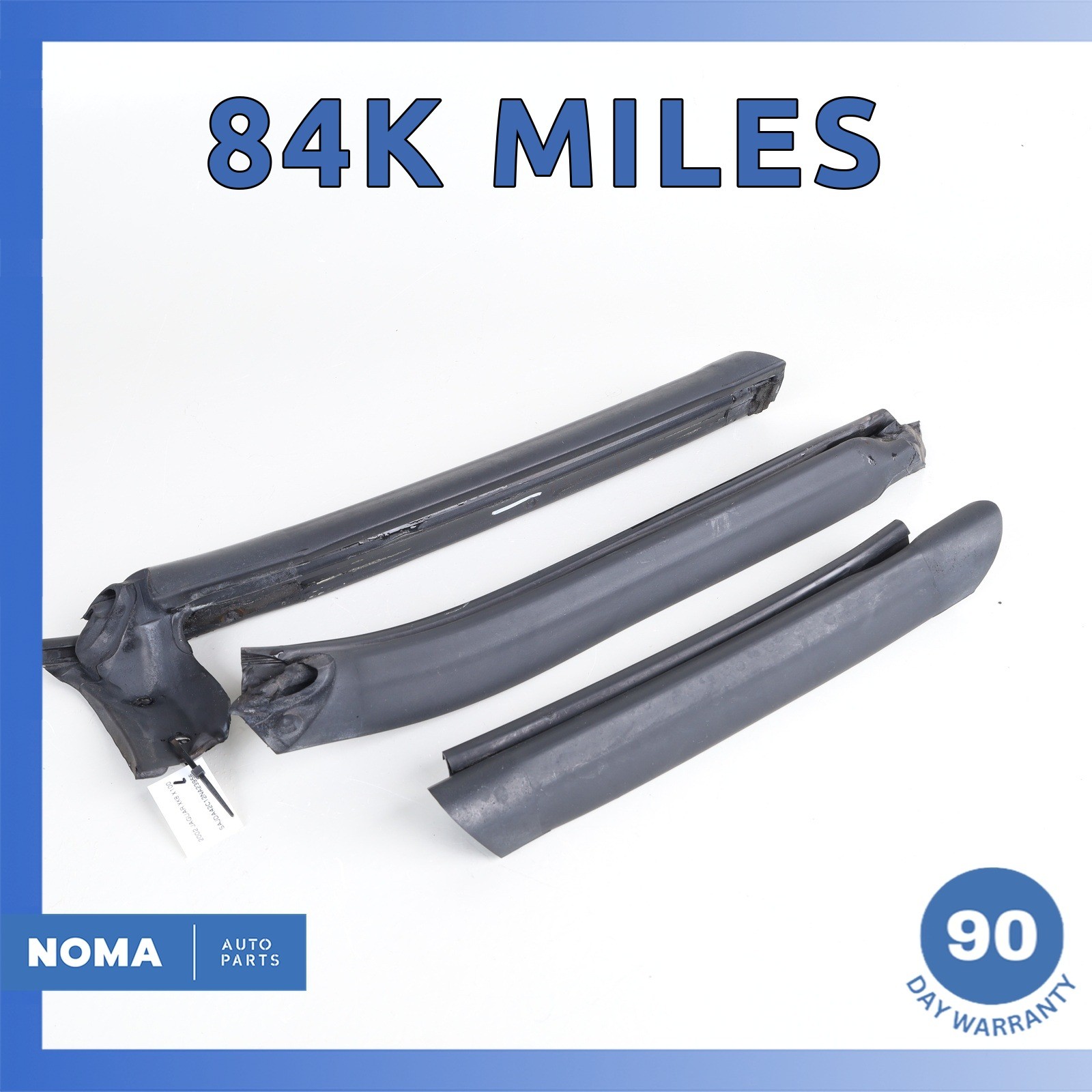 97-06 Jaguar X100 XK8 XKR Convertible Top Roof Left Molding Rubber Seal Set OEM