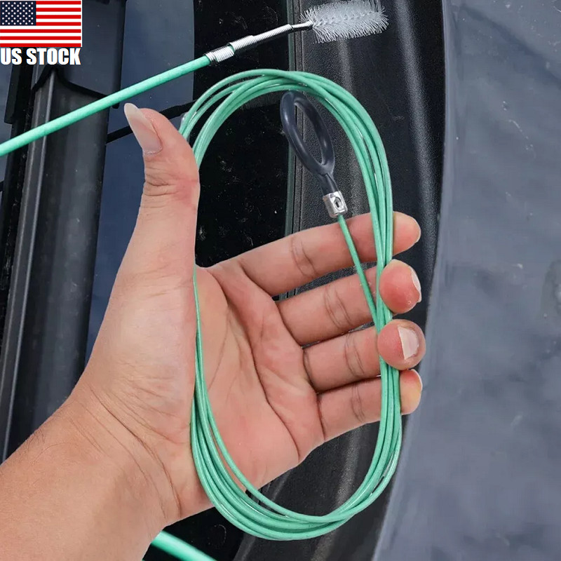 3M Drain Hole Cleaning Brush Flexible Car Drain Dredge Sunroof Scrub Tool USA