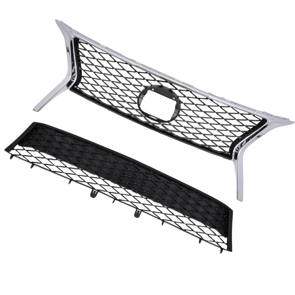 For Lexus RX350 F-Sport 2013-2015 Front Upper+Lower Grille 531010E150 531120E110