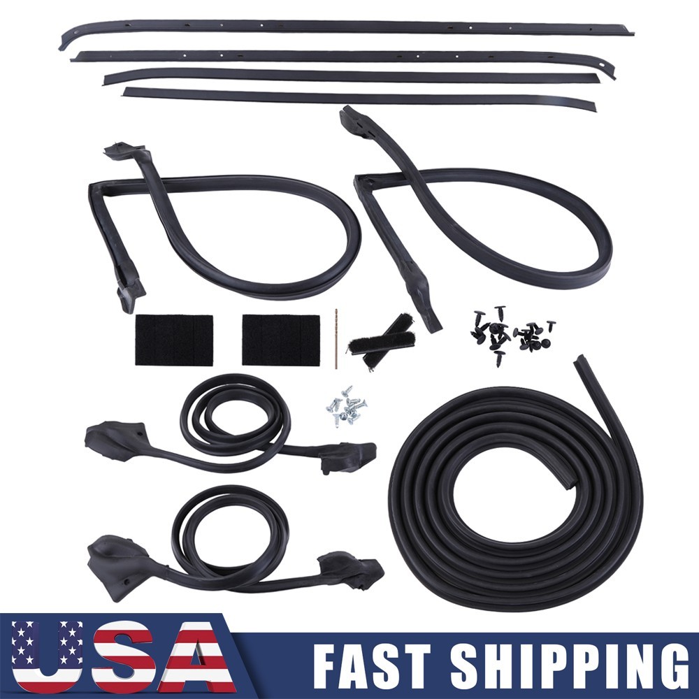 Weather Strip Seal Full Weatherstrip Kit For Chevy Camaro Firebird 1970-1981