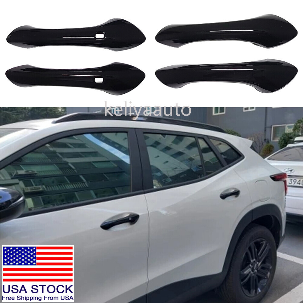 For 2024 2025 Chevy Trax Accessories Door Handle Cover Trim (with Smart Keyhole)