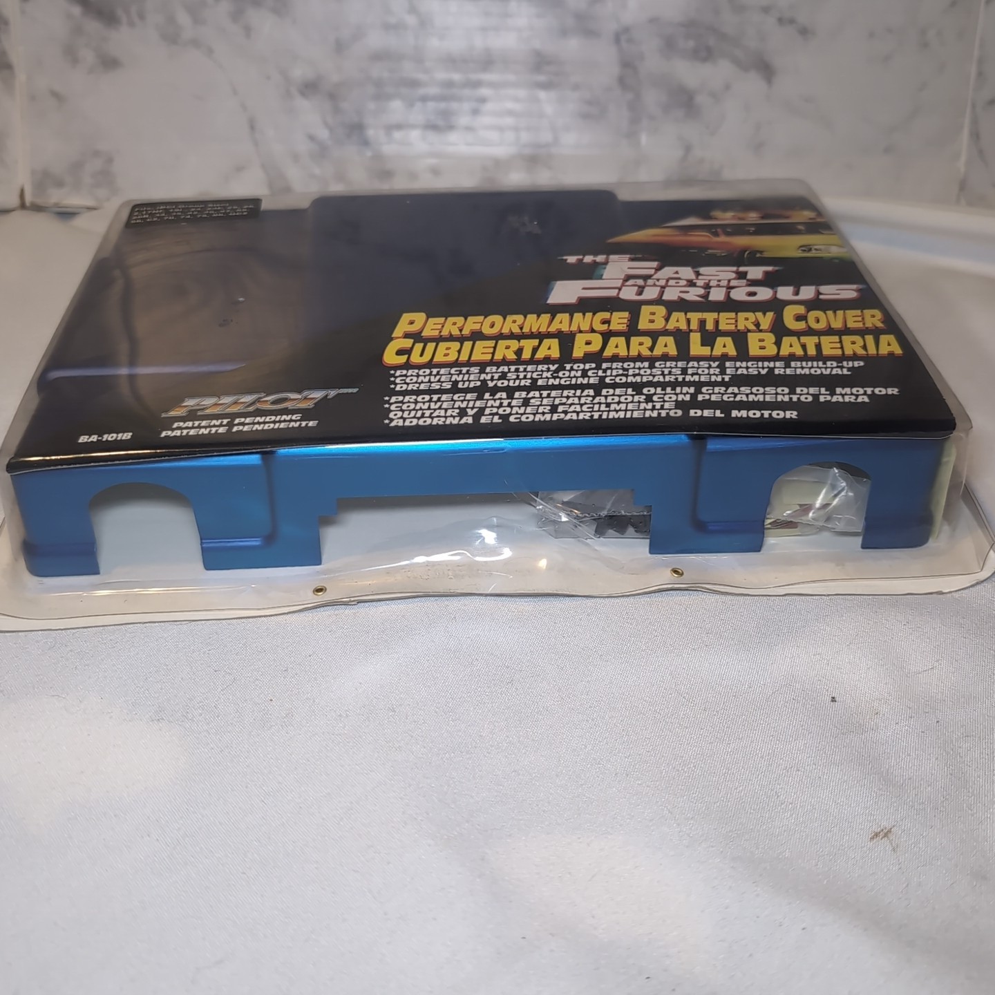 Pilot The Fast and The Furious Performance Battery Cover Metallic Blue (BA-101B)