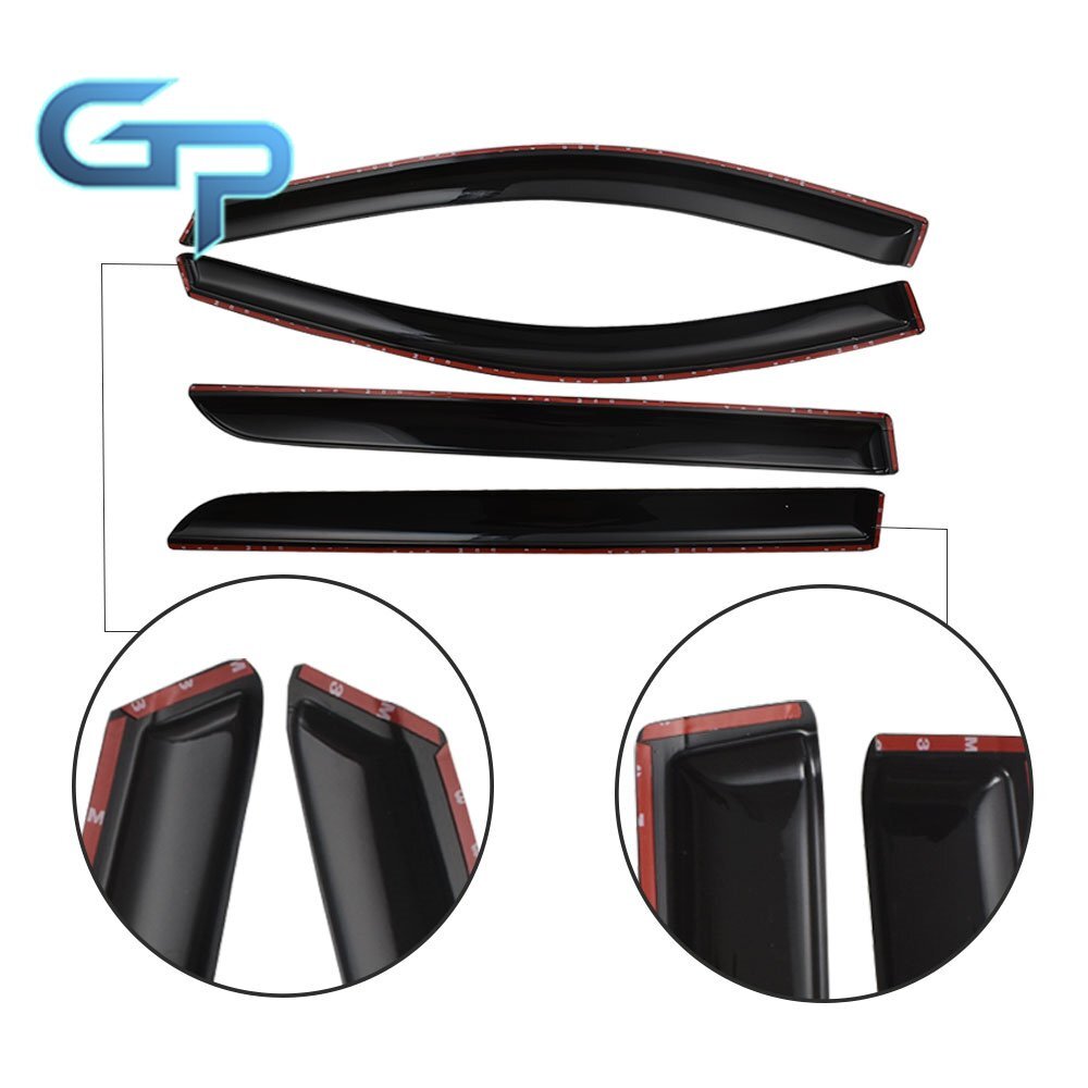 For 2005 2006 2007 Honda Odyssey Window Vent Visor Smoke Wind Shade Deflector