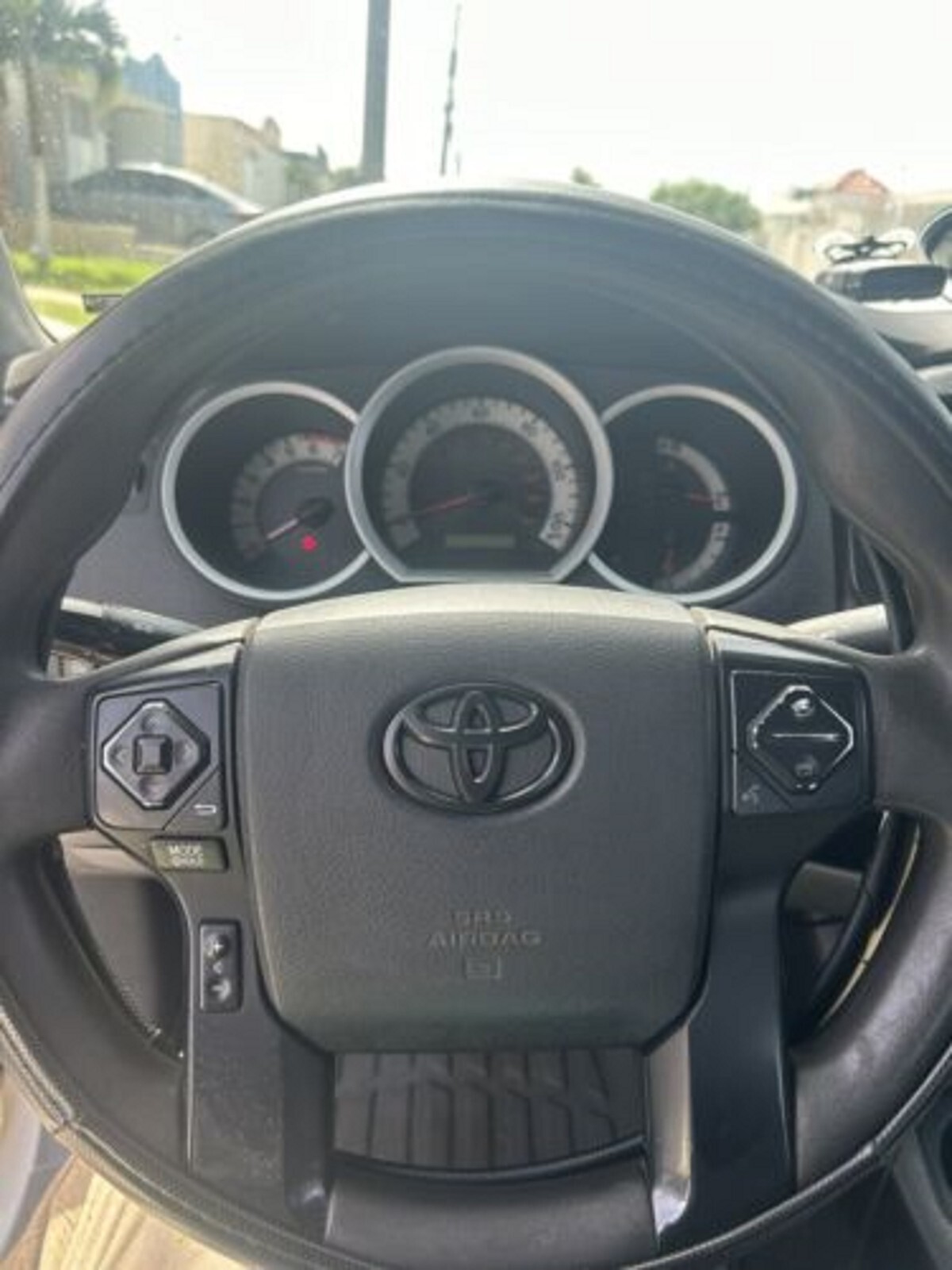 Tacoma Tundra Sequoia CHR Rav-4 Blackout Steering Wheel Emblem Overlay Protector