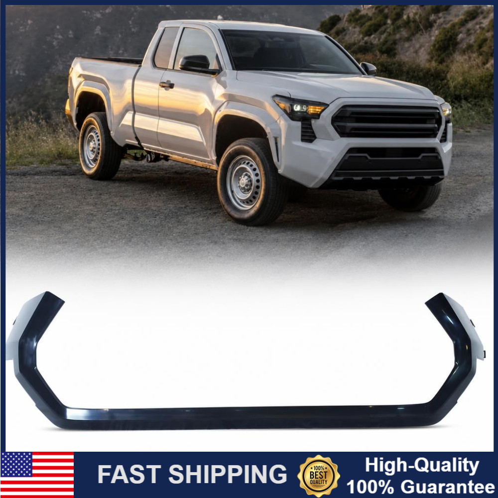 Matte Black Fits For 2024-2025 Toyota Tacoma Front Upper Grille Surround Strip