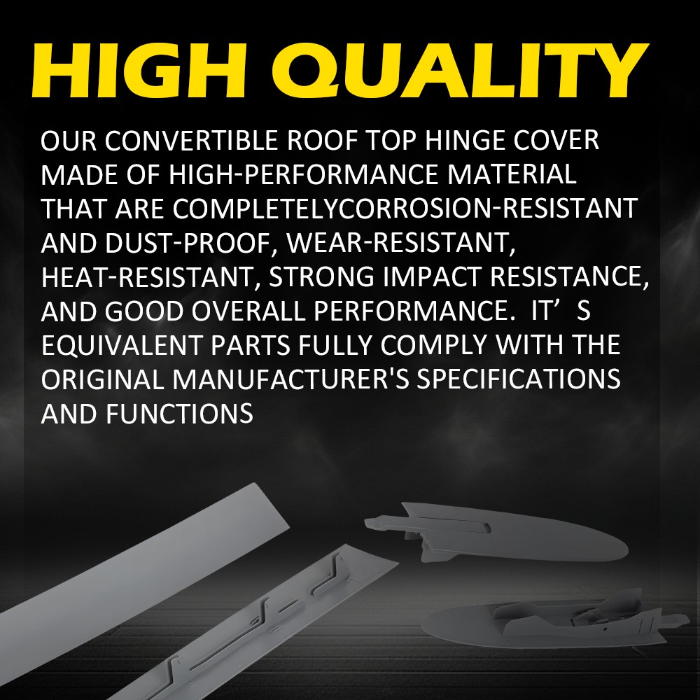4Pcs Left + Right Convertible Roof Top Hinge Cover For BMW F33 430i M4 E93 4-20X