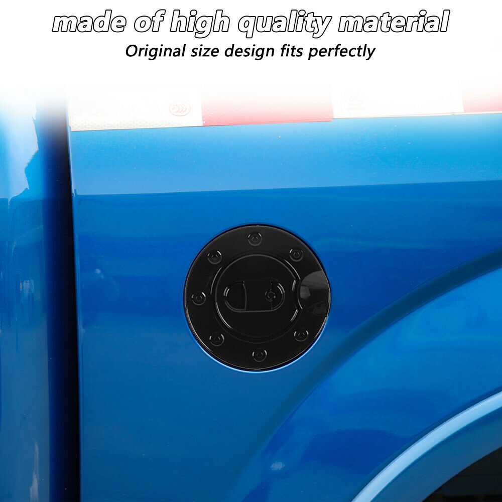 For 2004-08 Ford F-150 Car Filler Fuel Tank Door Gas Cap COVER TRIM GLOSS BLACK
