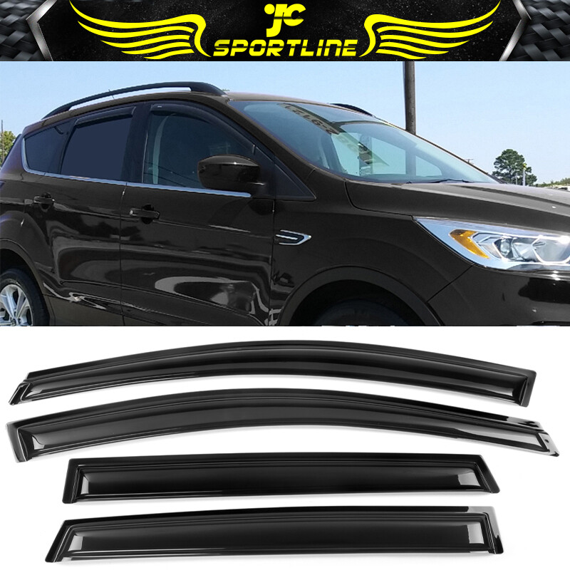 Fits 13-19 Ford Escape Acrylic Window Visors 4Pcs Set