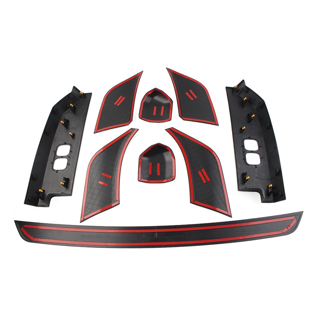 9x For Land Rover Defender 90 110 2020-2023 Matte Black Side Moulding Body Kits