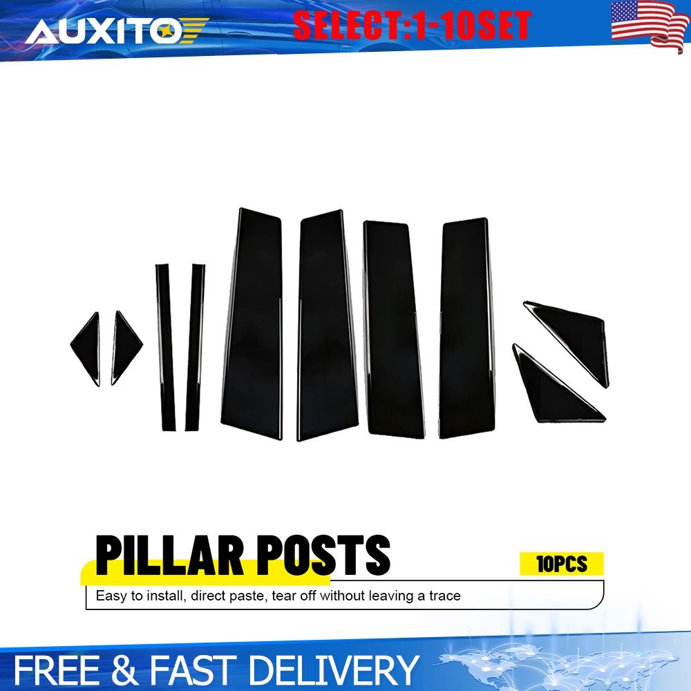 Door Window Pillar Post Cover Trim For Mazda 3 Axela 2014 2015 2016-2018 10-100X