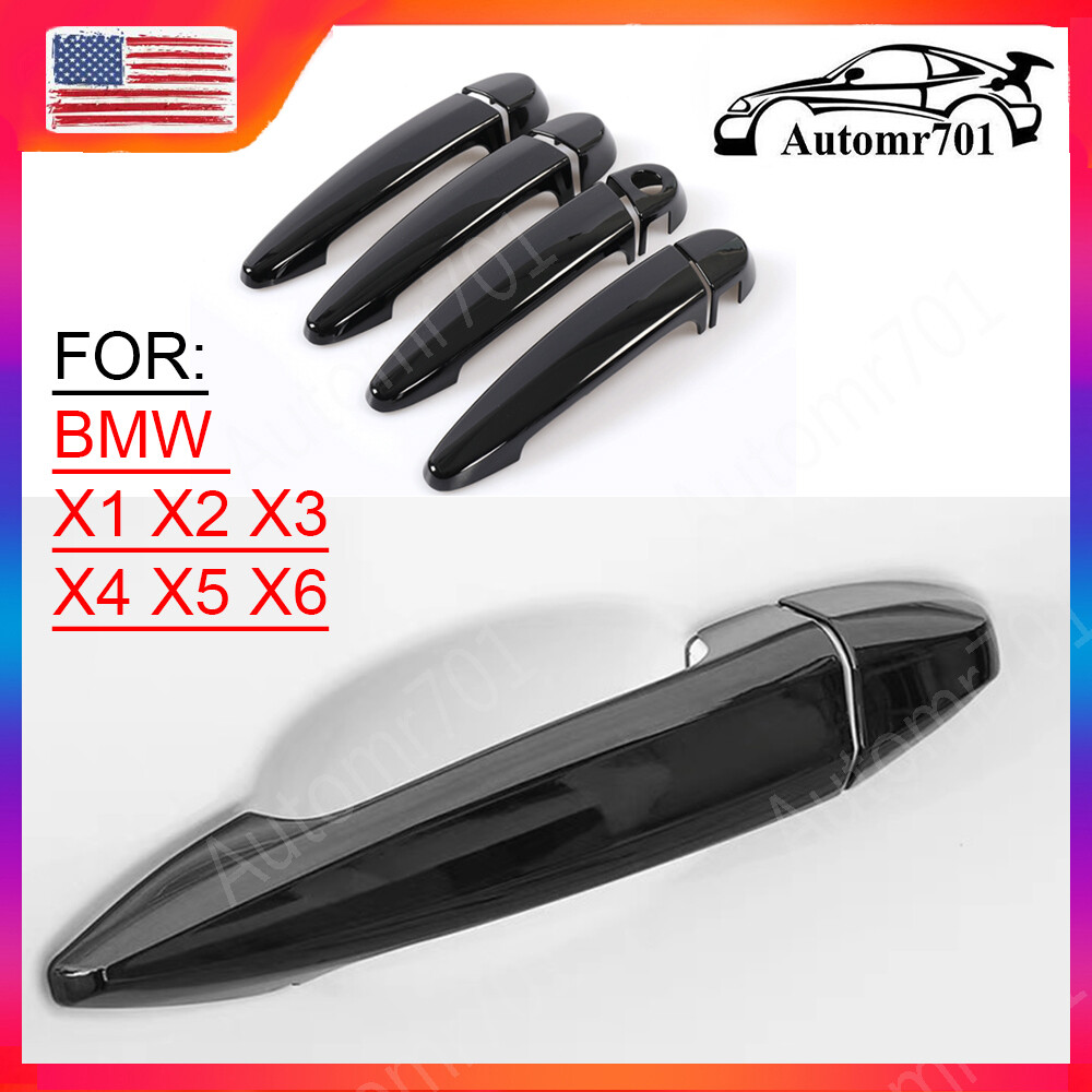 For BMW E87 E90 E91 E92 E93 F30 X1 X2 X3 X4 X5 X6 Door Handle Gloss Black Cover