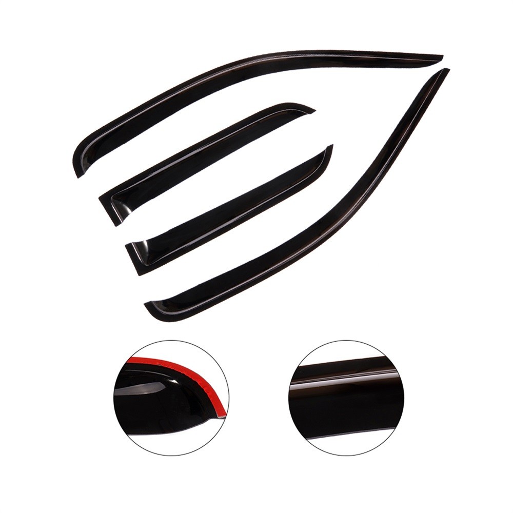 Slim Style Window Deflectors For 04-14 F150 Extended Cab Guards Window Visors